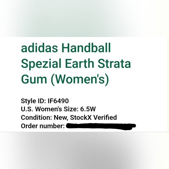 SOLD - NEW Adidas Handball Spezial sneakers, Earth Strata size 6.5 - Picture 6 of 6